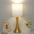 Gold Bedside Lamp Touch Control Table Lamp for Bedroom - 3-Way
