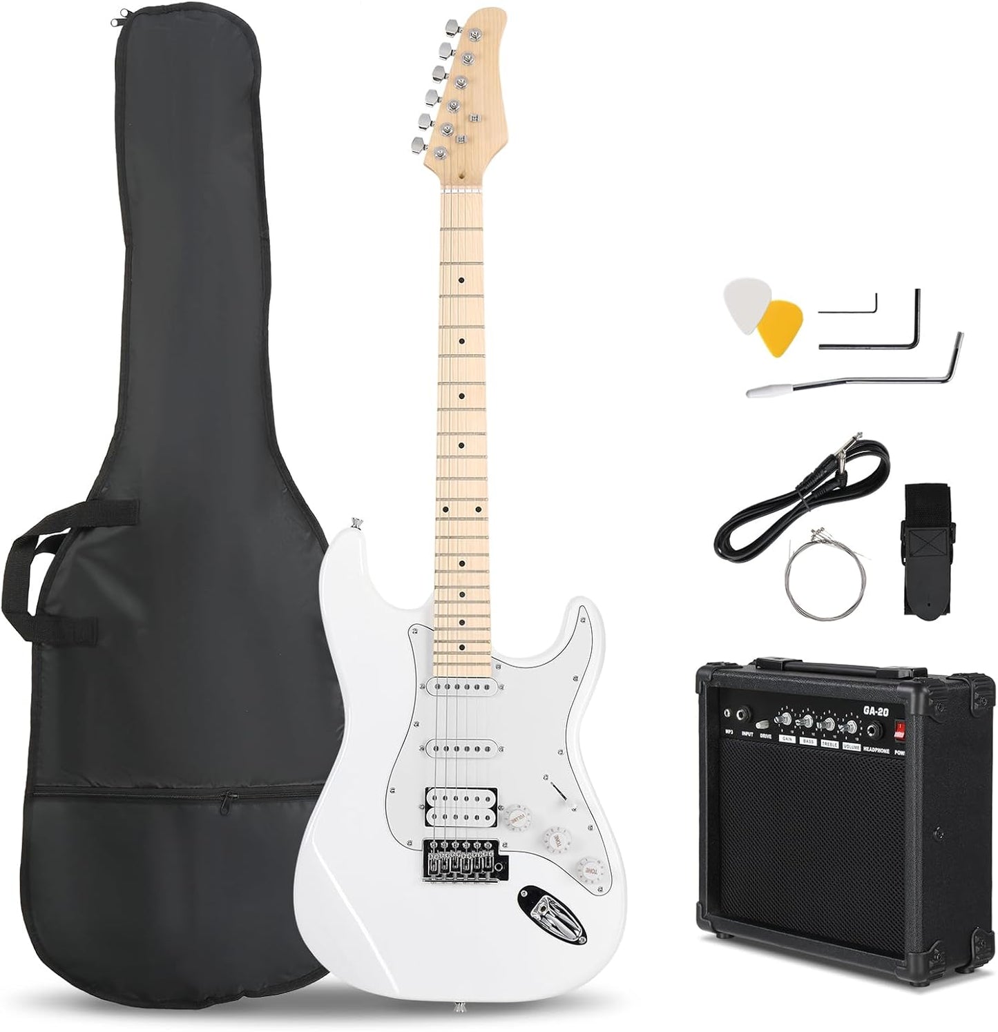 Ktaxon 39 Inch Electric Guitar Kit for Beginners with Amp