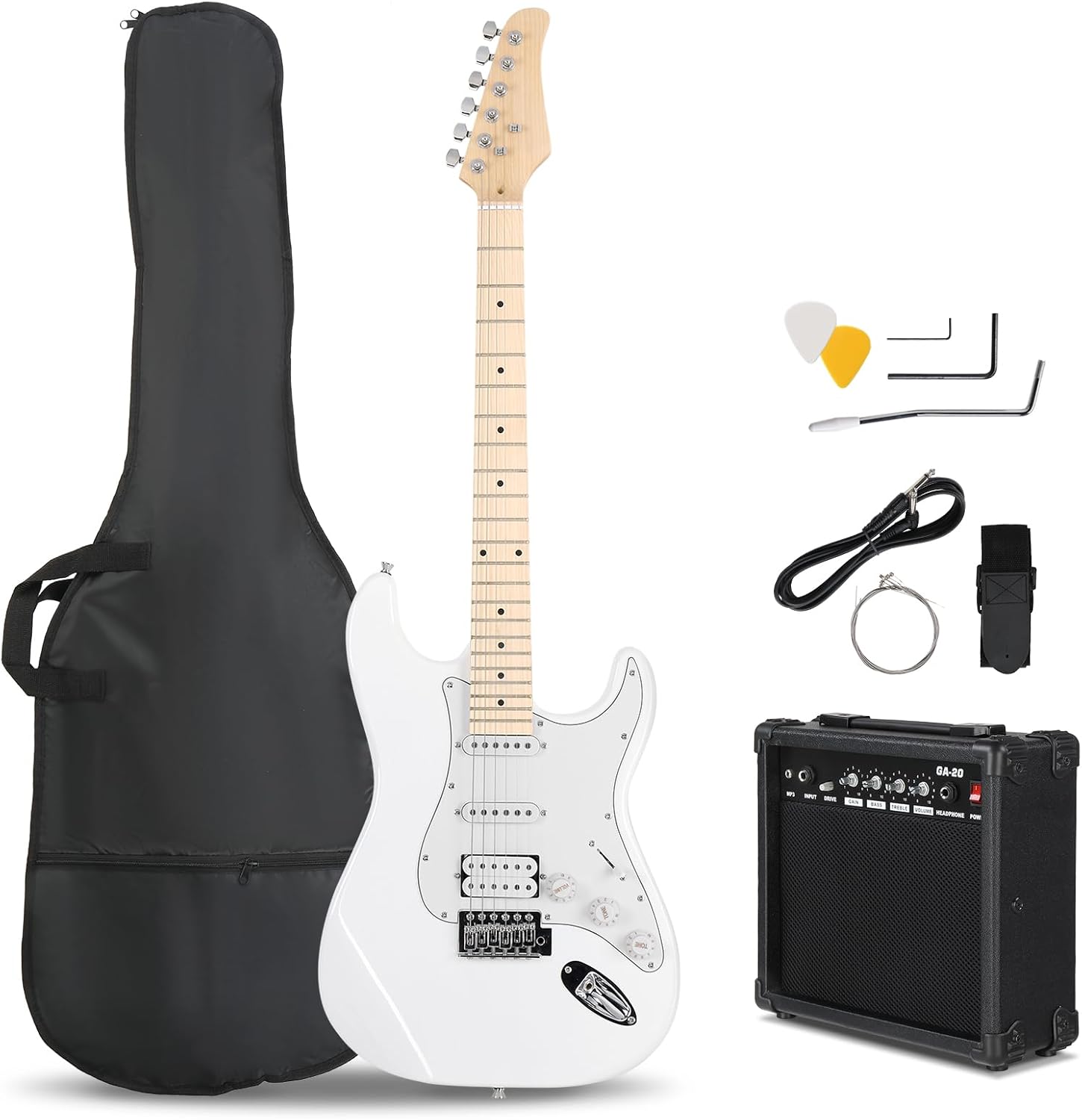 Ktaxon 39 Inch Electric Guitar Kit for Beginners with Amp