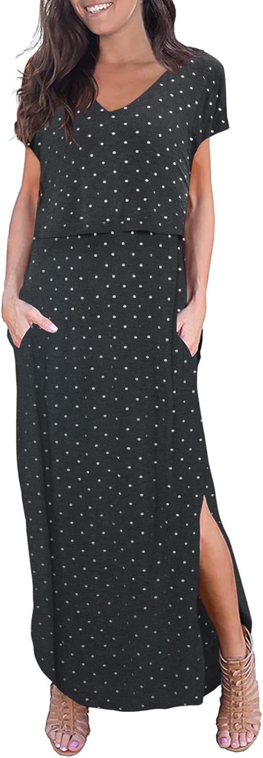 Smallshow Women's Maternity Nursing Dresses for Stylish Moms