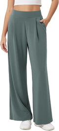 Modal Wide Leg Pants for Women High Waist - Soft Relaxed Fit