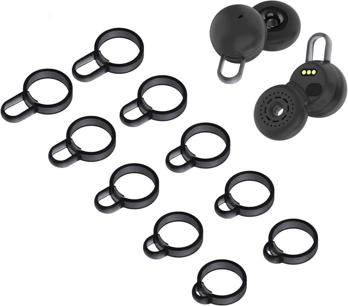 5 Pairs Soft Silicone EarHook Rings for Sony Linkbuds