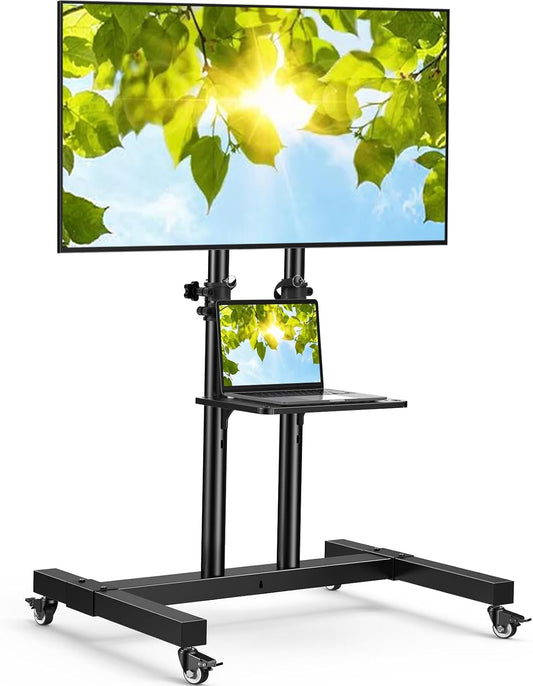 Portable TV Stand: Height Adjustable & Tilting! | PERLESMITH