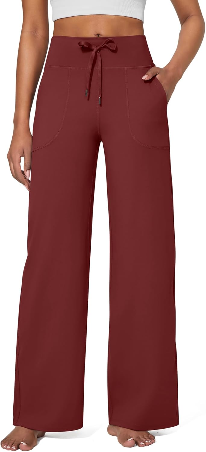 G4Free Wide Leg Pants for Women - Comfy High Waist Sweatpants