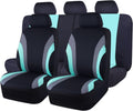 CAR PASS Line Rider Sporty Cloth 11PCS Universal Fit Car Seat Cover