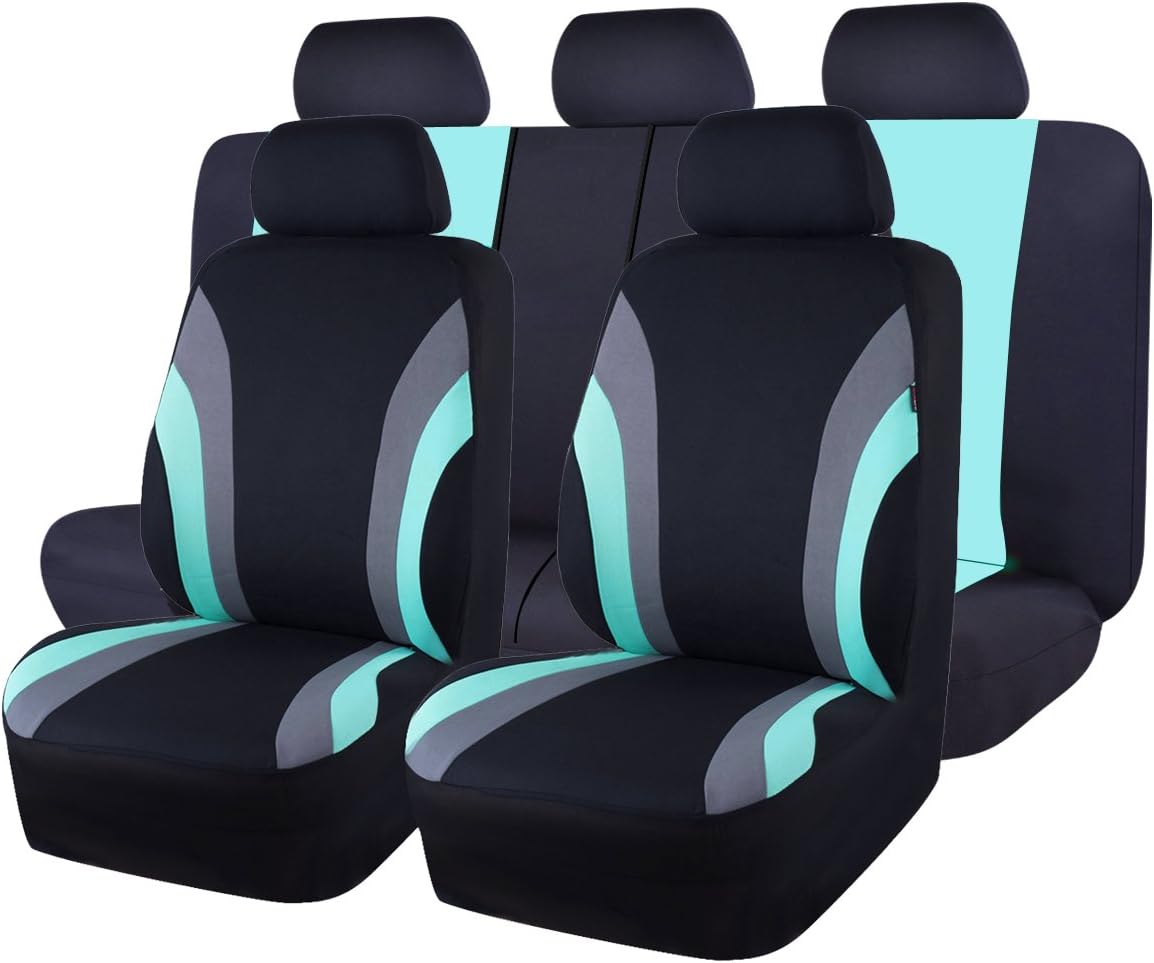 Breathable Universal Fit Car Seat Cover Set
