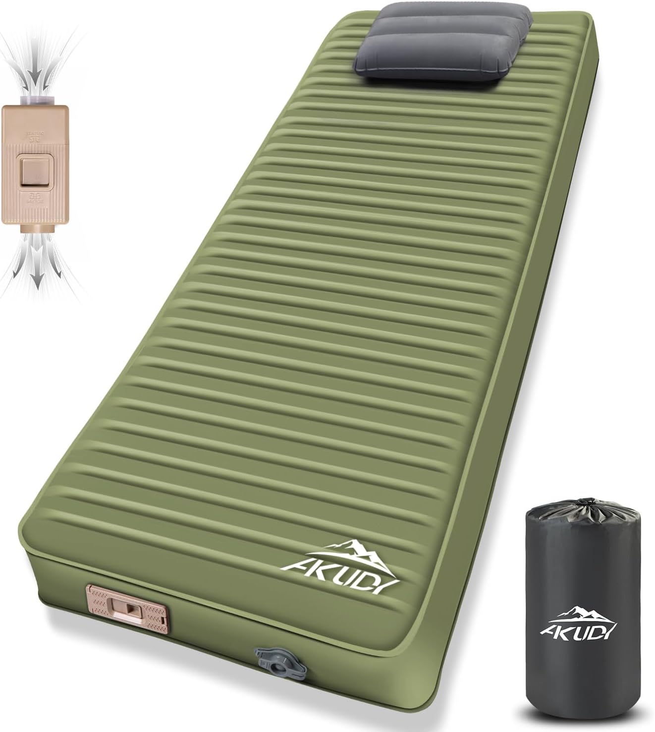 Self Inflating Sleeping Pad with Electric Pump for Camping