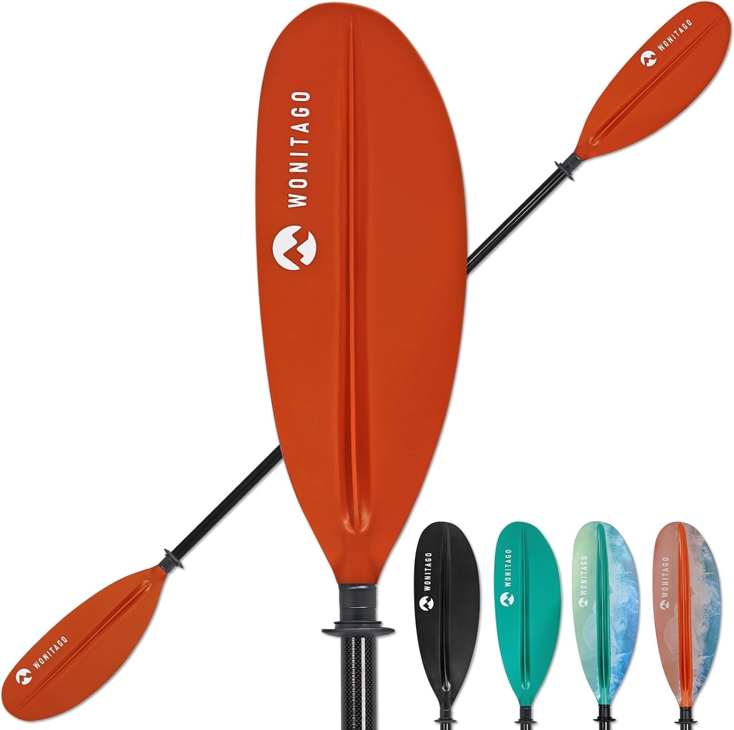 Premium Carbon Fiber Kayak Paddle with Adjustable Length Options