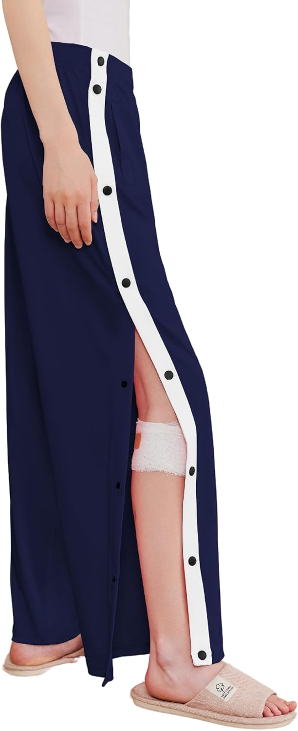 Deyeek Women's Tear Away Pants for Post Surgery Recovery Comfort