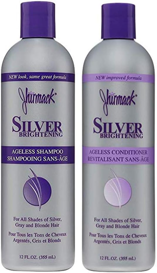 Silver Brightening Shampoo Set for Blonde Hair