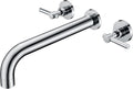 sumerain Bathroom Wall Mount Bath Tub Faucet, Extra Long Spout - High