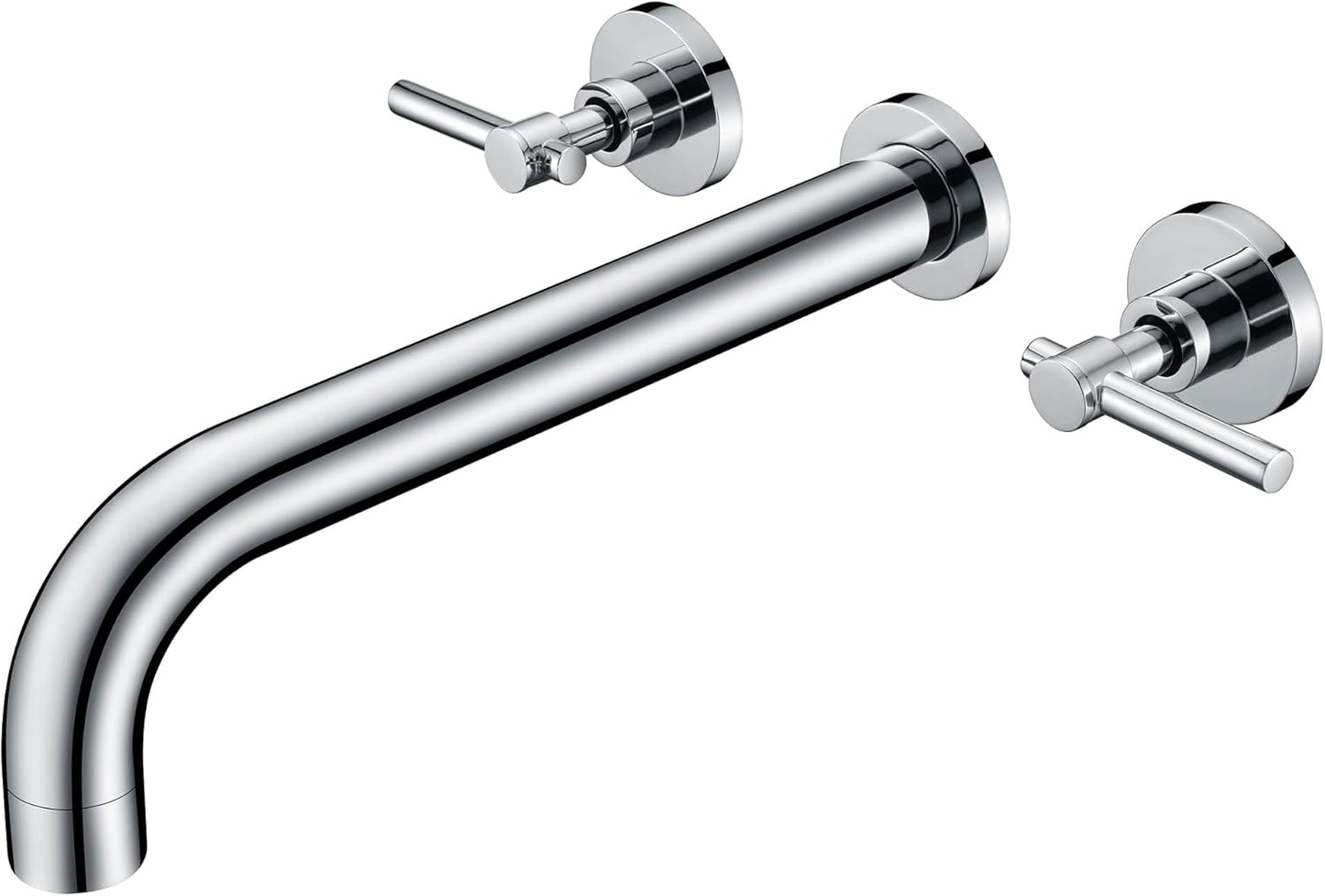Sumerain Bathroom Wall Mount Bath Tub Faucet with Extra Long Spout