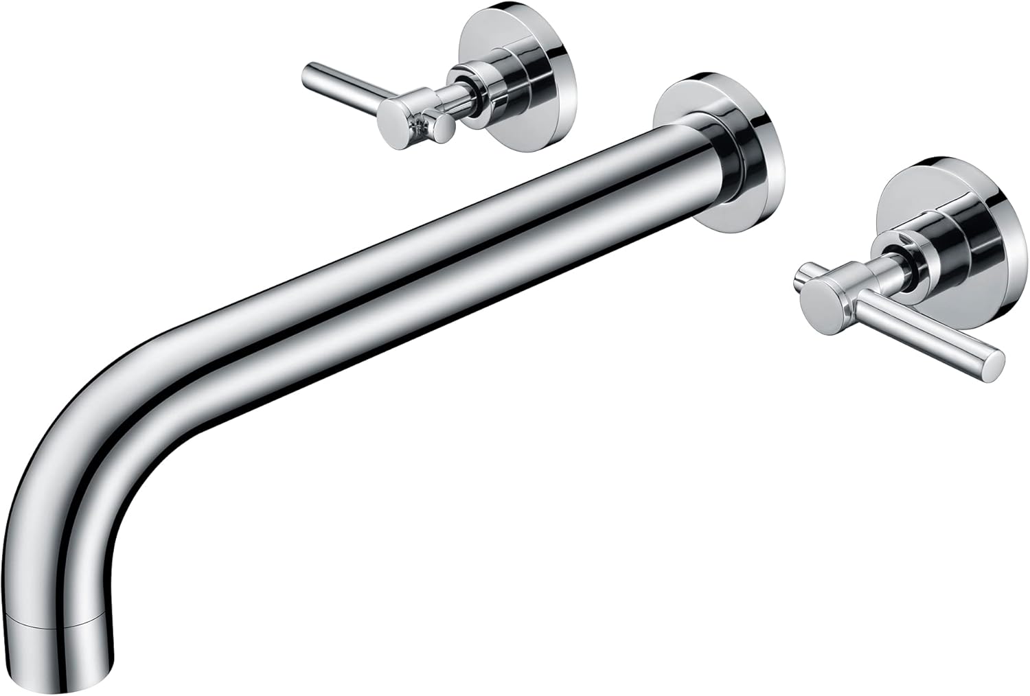 Sumerain Bathroom Wall Mount Bath Tub Faucet with Extra Long Spout