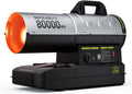 InoKraft 80,000 BTU Kerosene Forced Air Heater - Powerful Portable