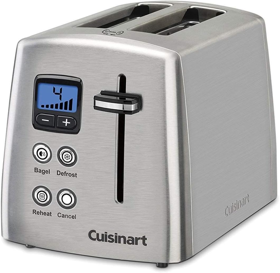 Cuisinart CPT-415P1 Countdown Metal Toaster with Versatile Functions