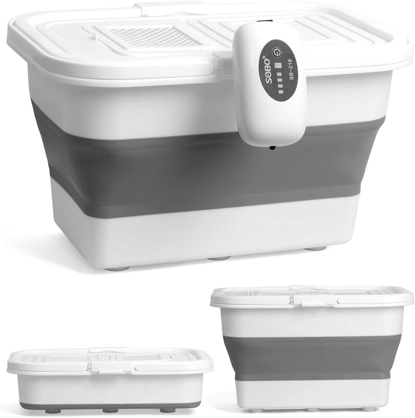 Live Bait Bucket with Aerator - 14 Quarts Multi-Function Box