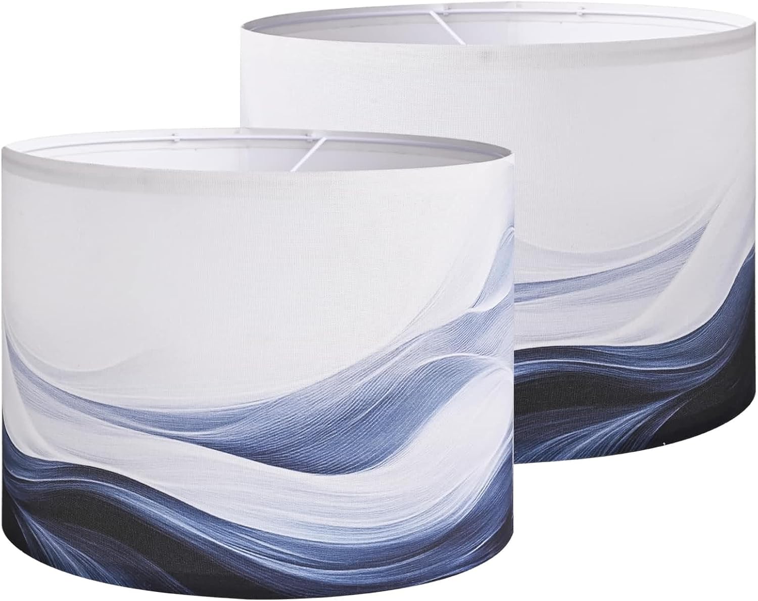 Haultop Blue Lamp Shades Set of 2 for Table Lamps and More