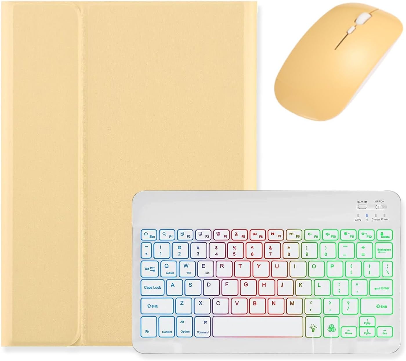 Backlit Keyboard for iPad Pro 13 inch M4 2024 with Mouse