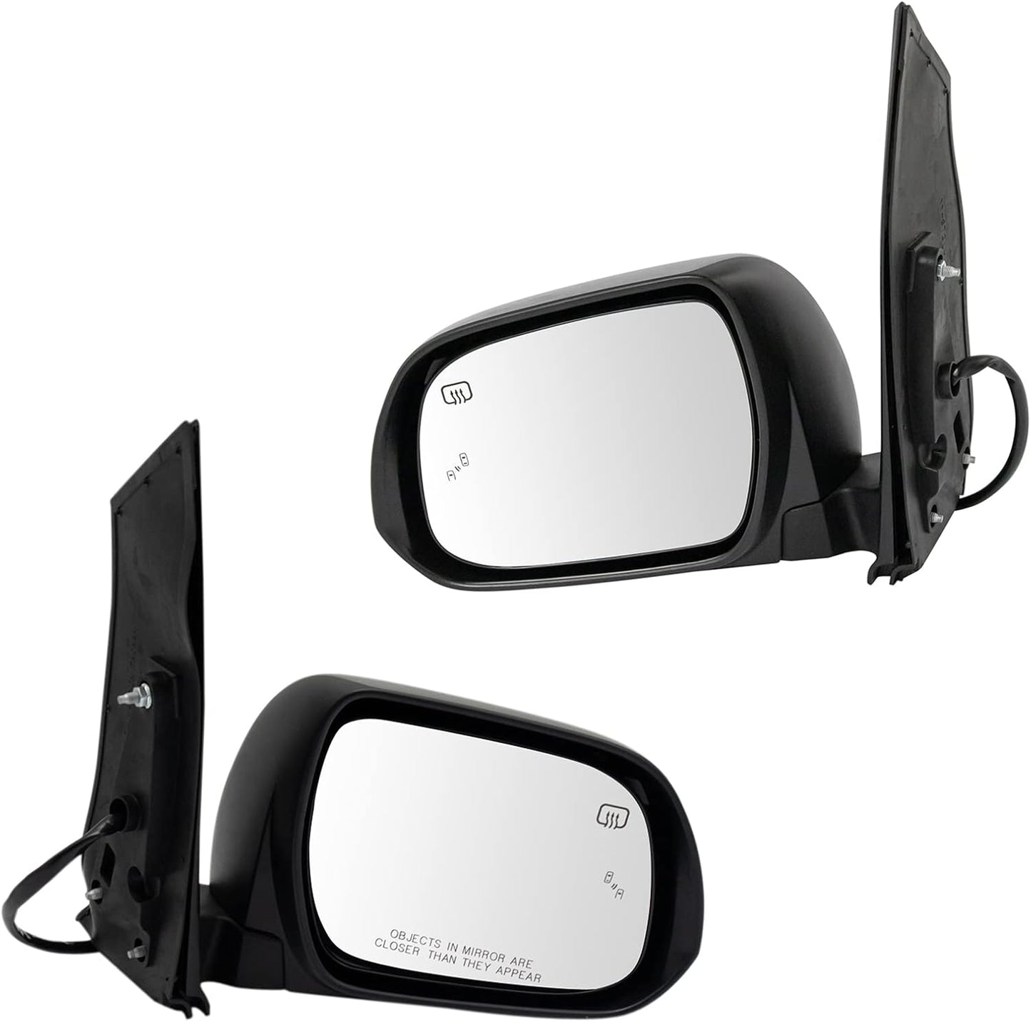 Power Heated Mirrors for 2013-2017 Toyota Sienna - TRQ