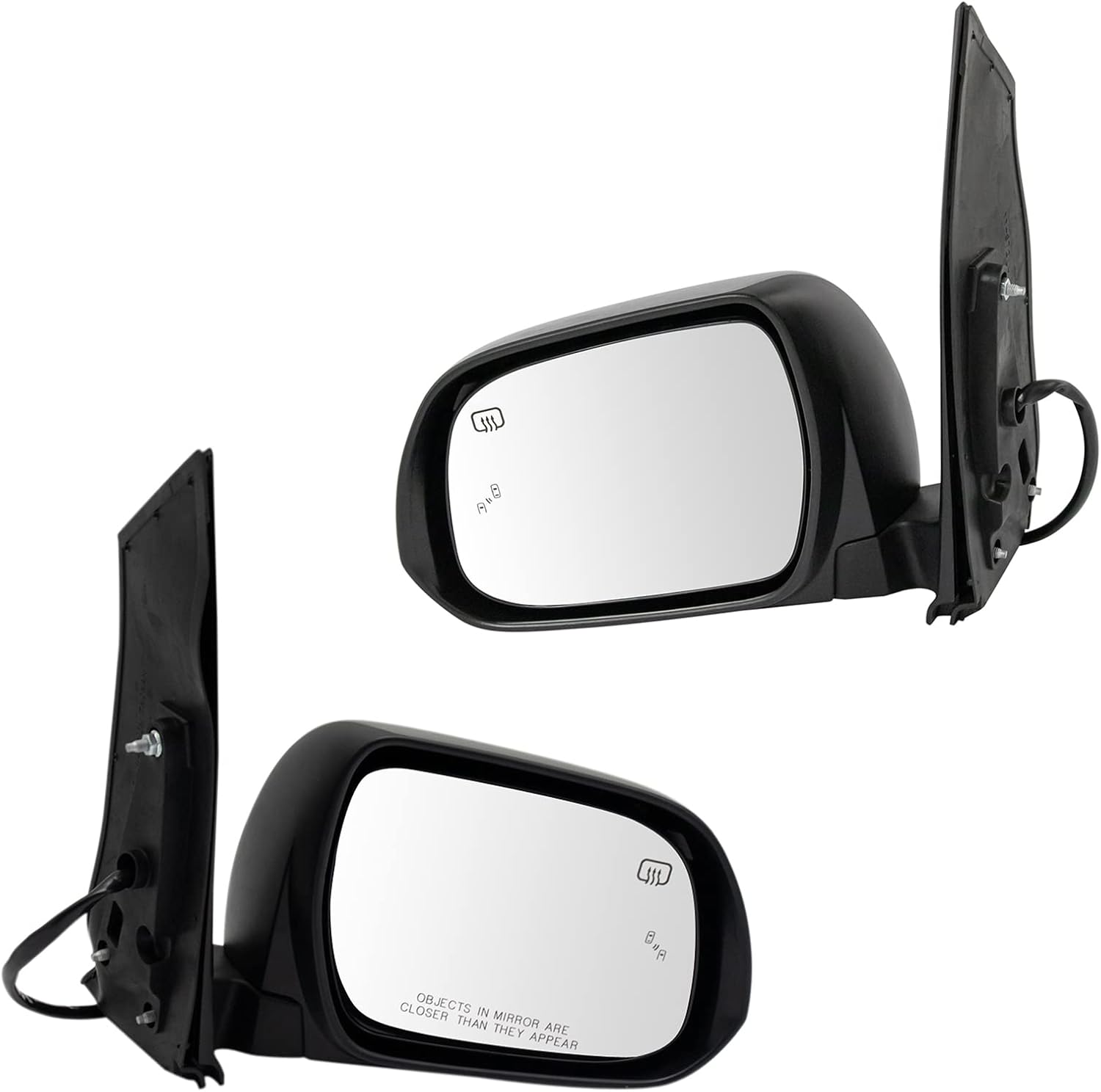 Power Heated Mirrors for 2013-2017 Toyota Sienna - TRQ