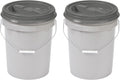 Mighty Tuff 5 Gallon Pet Food Storage Container Pack of 2
