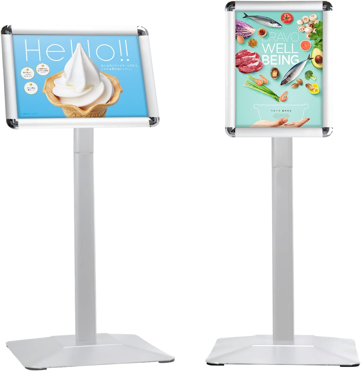 Heavy-duty Sign Stand Holder for 8.5x11 in Posters Display