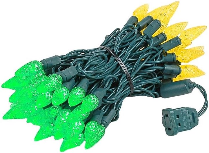 24FT 70 LED C6 Christmas String Lights for Outdoor Decor