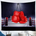 Boy Boxing Tapestry Wall Hanging - Large 59x82 Decorative Sport Art