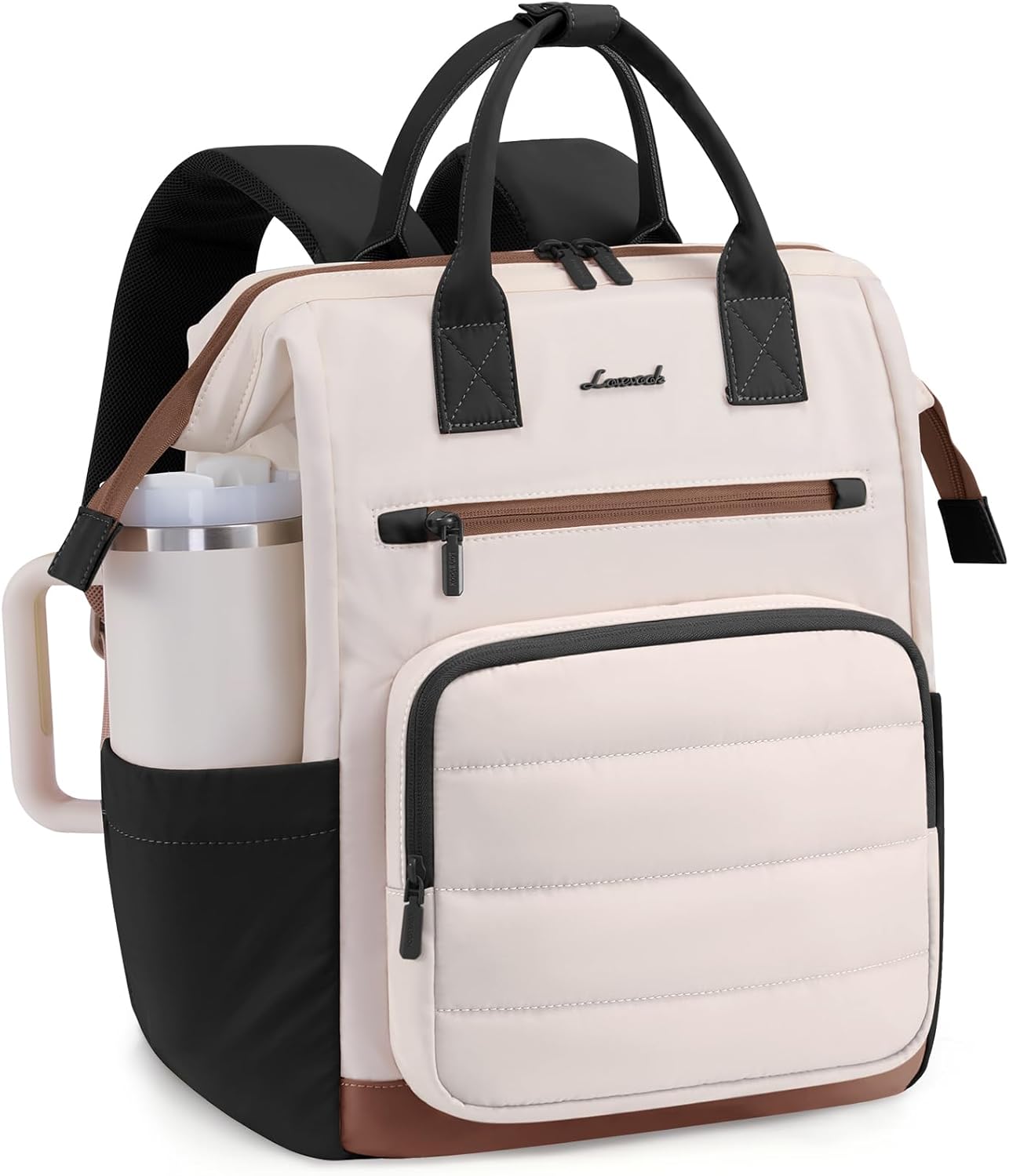 LOVEVOOK Puffer Laptop Backpack for Women - Stylish & Functional