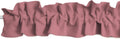 Solid Poplin Sleeve Topper Valance in Dusty Rose - Soft Lightweight