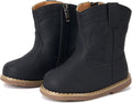 Infant Cowboy Boots for 6-24 Months - Round Toe Toddler Western Boots