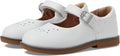 Unisex-Child Leather Mary Jane Flats - Polished School Shoe