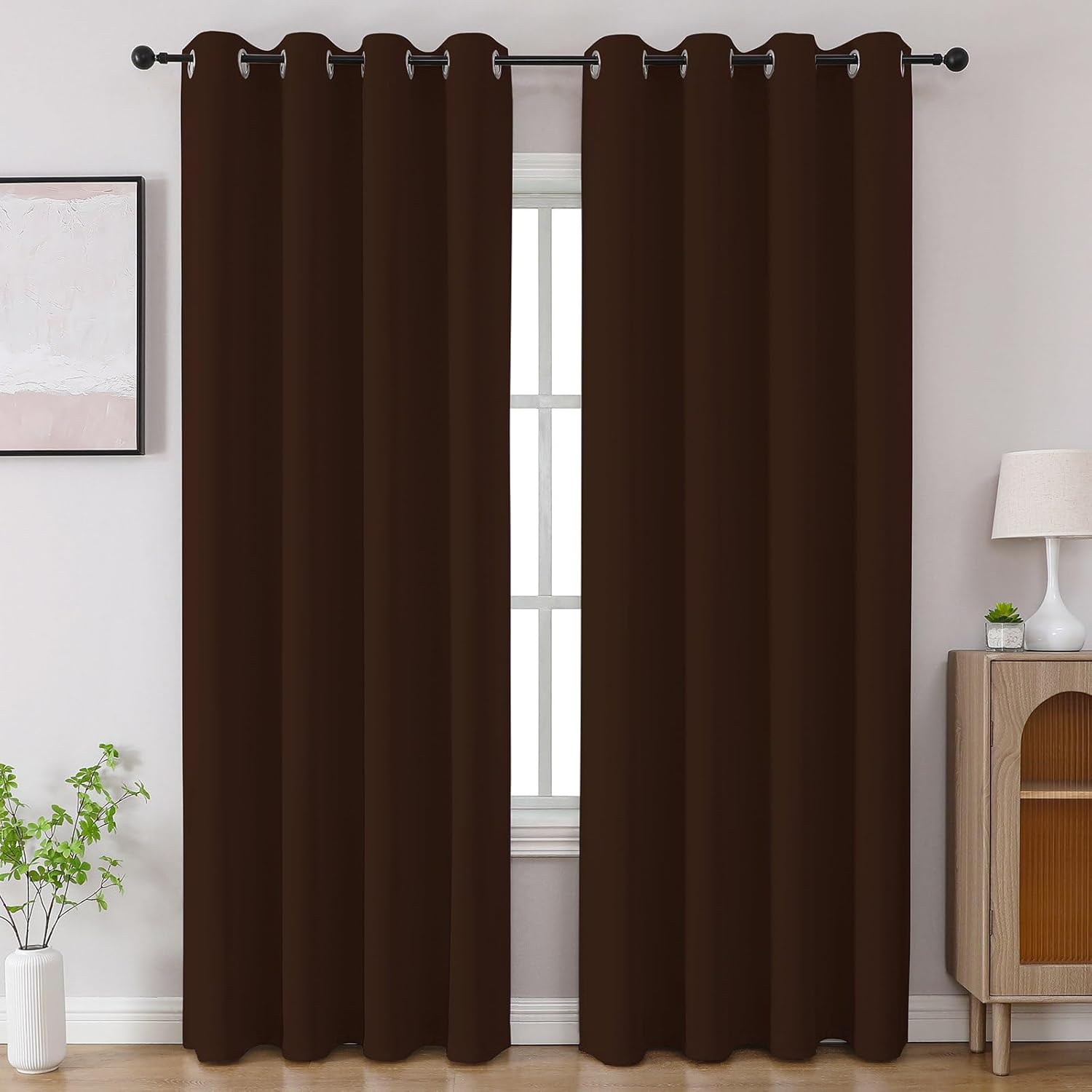 CUCRAF Blackout Curtains for Room Darkening and Insulation
