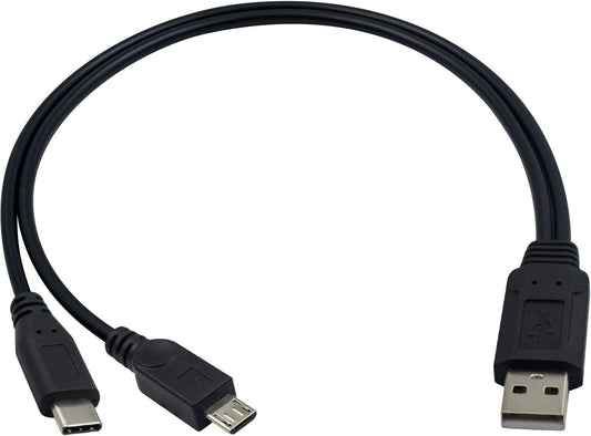 Duttek Multi Charging Cable - 2 in 1 USB Cord for Android Devices