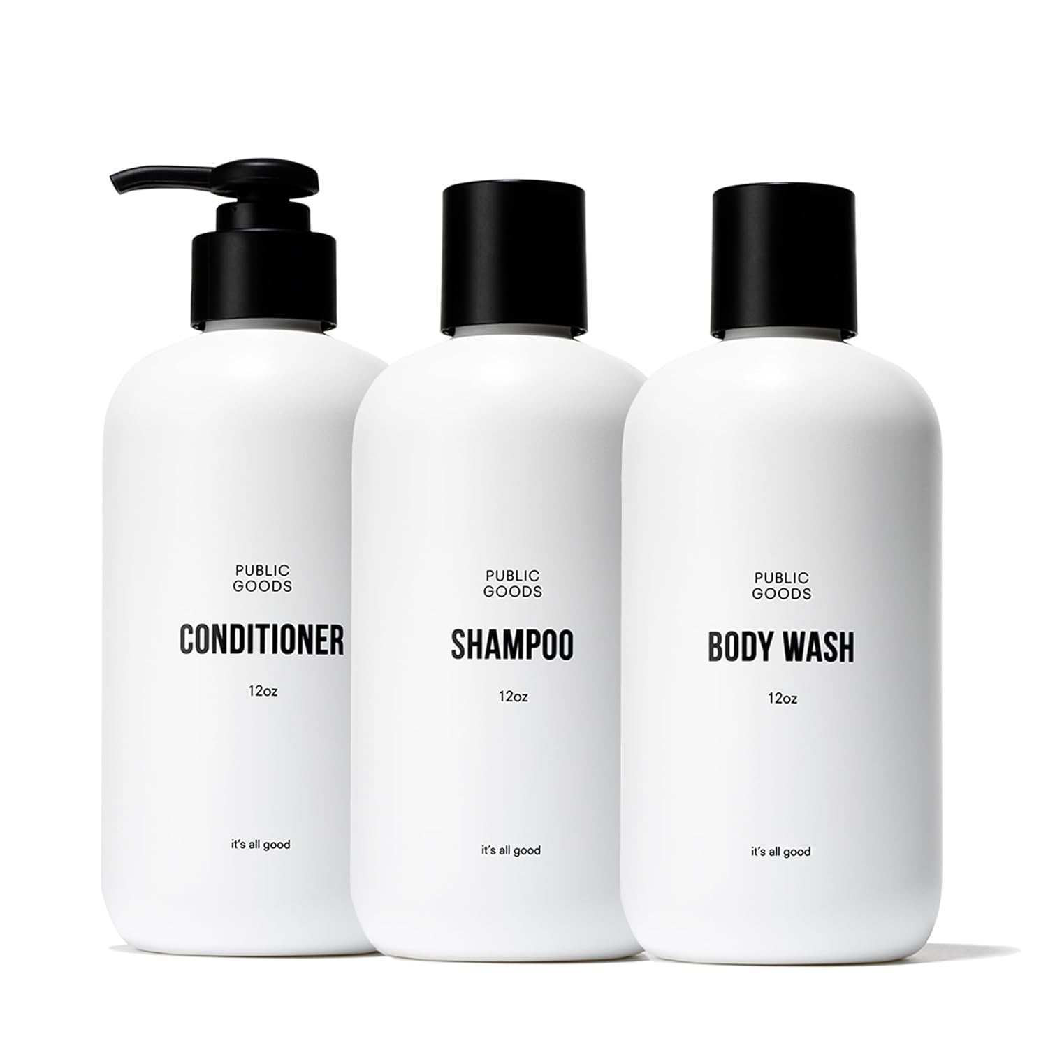 Natural Shampoo, Conditioner & Body Wash for All Hair Types