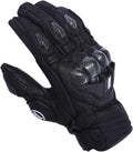 Breathable Leather Motorcycle Gloves Touchscreen KM046 - Durable are