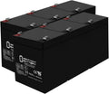 Mighty Max Battery ML5-12 12V 5AH SLA Pack of 6 - Reliable Backup