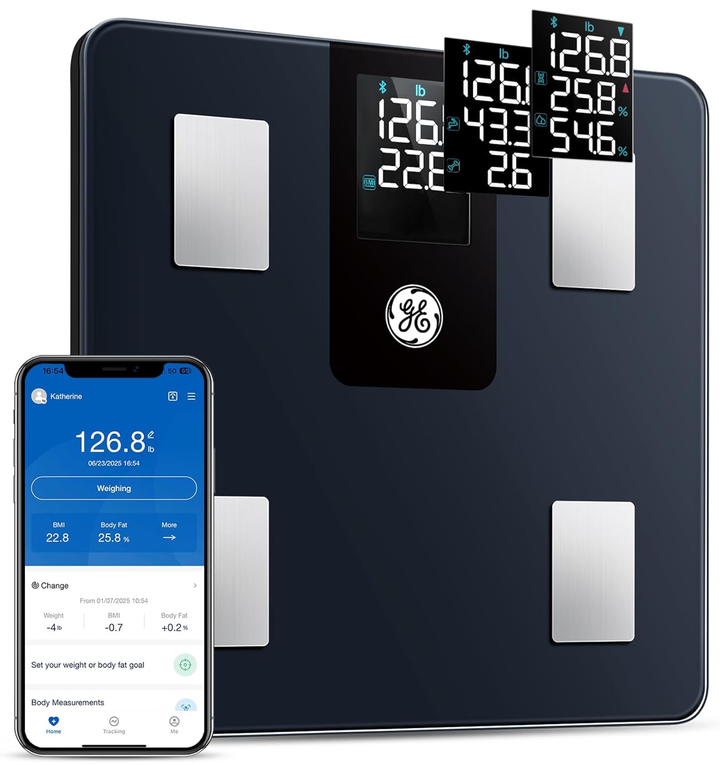 GE Smart Scale for Accurate Body Weight and Composition Metrics