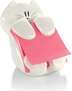 Post-it Pop-up Note Dispenser Cat Design for Easy Note Access