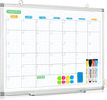 Dry Erase Calendar Whiteboard 24 x 18 in - Double-Sided Monthly