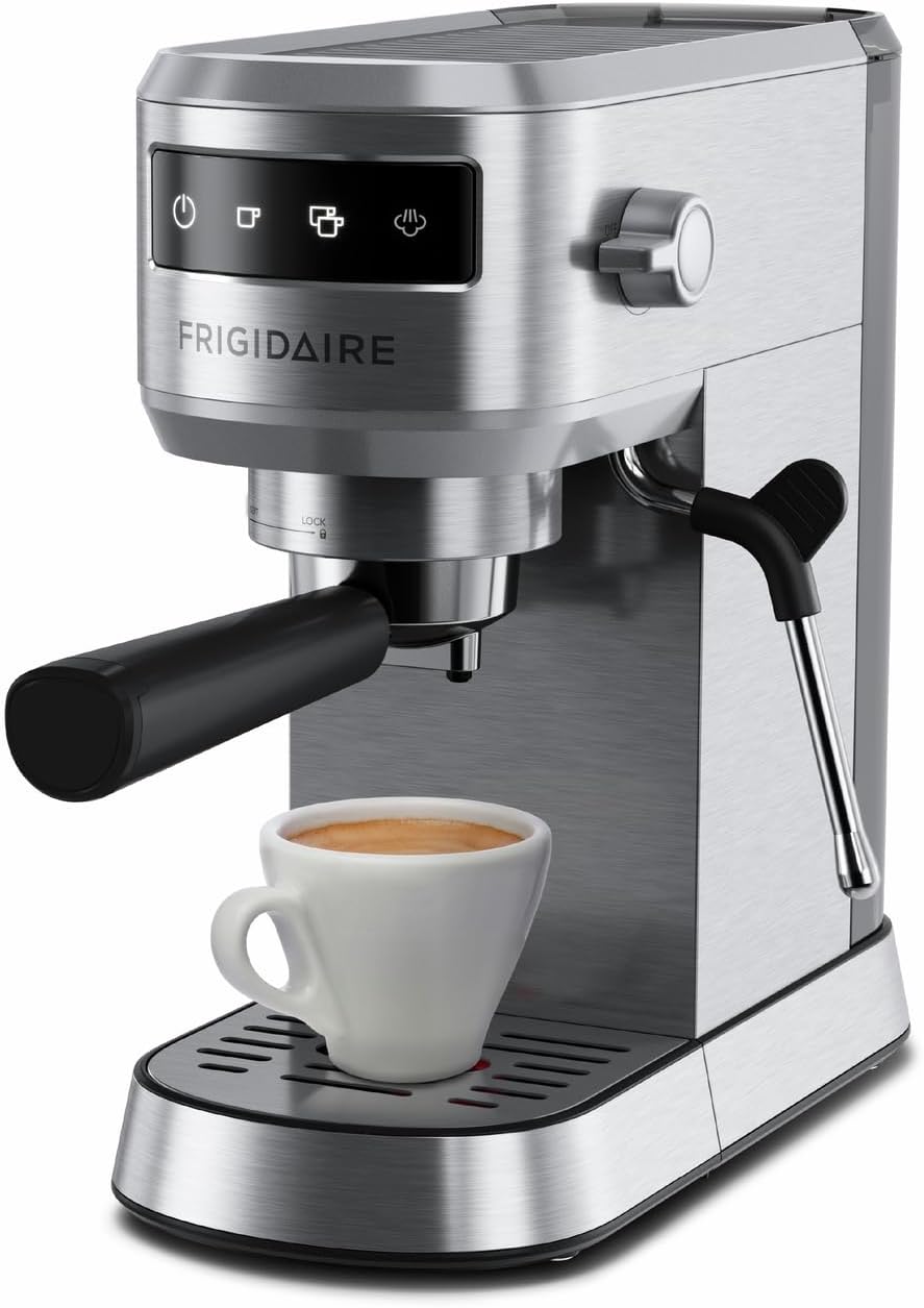 Frigidaire 20 Bar Espresso Machine - Make Cappuccinos Effortlessly!