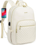 LOVEVOOK Women's Laptop Backpack Purse with USB Charging Port