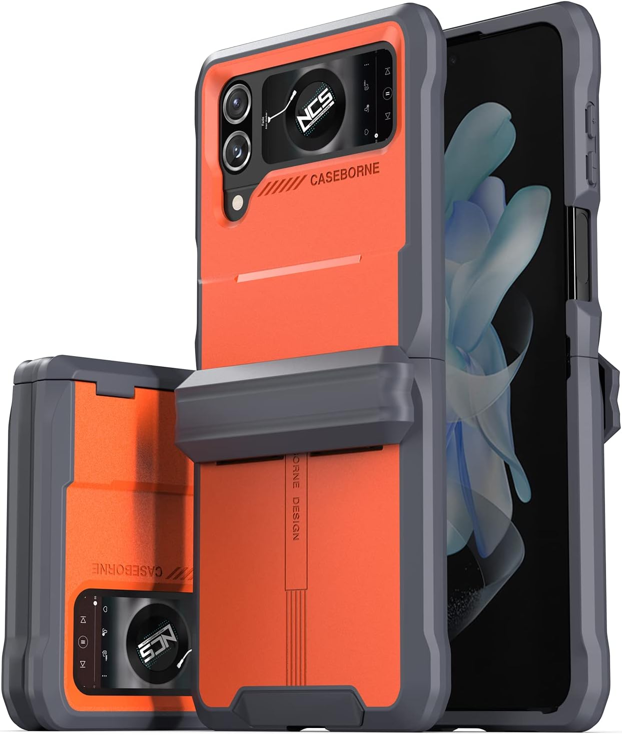 Rugged Protective Case for Samsung Galaxy Z Flip 4 and Flip 3