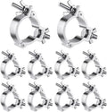 2 Inch Truss O Clamps 10 Pack - Heavy Duty 220LB Stage Light Clamps