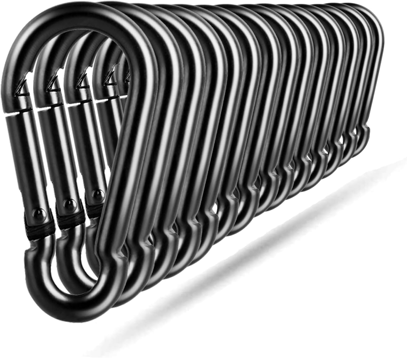 DELSWIN Heavy Duty Carabiner Clips - 500 lbs Capacity