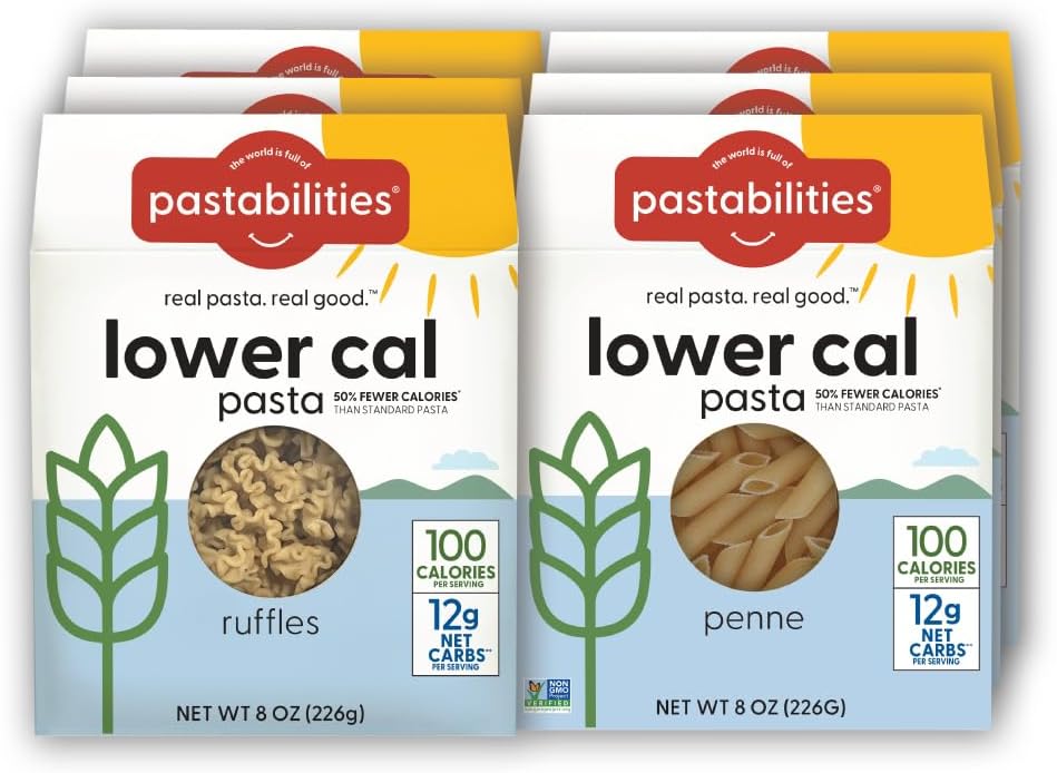 Pastabilities Low Calorie Pasta Variety Pack - Delicious & Nutritious