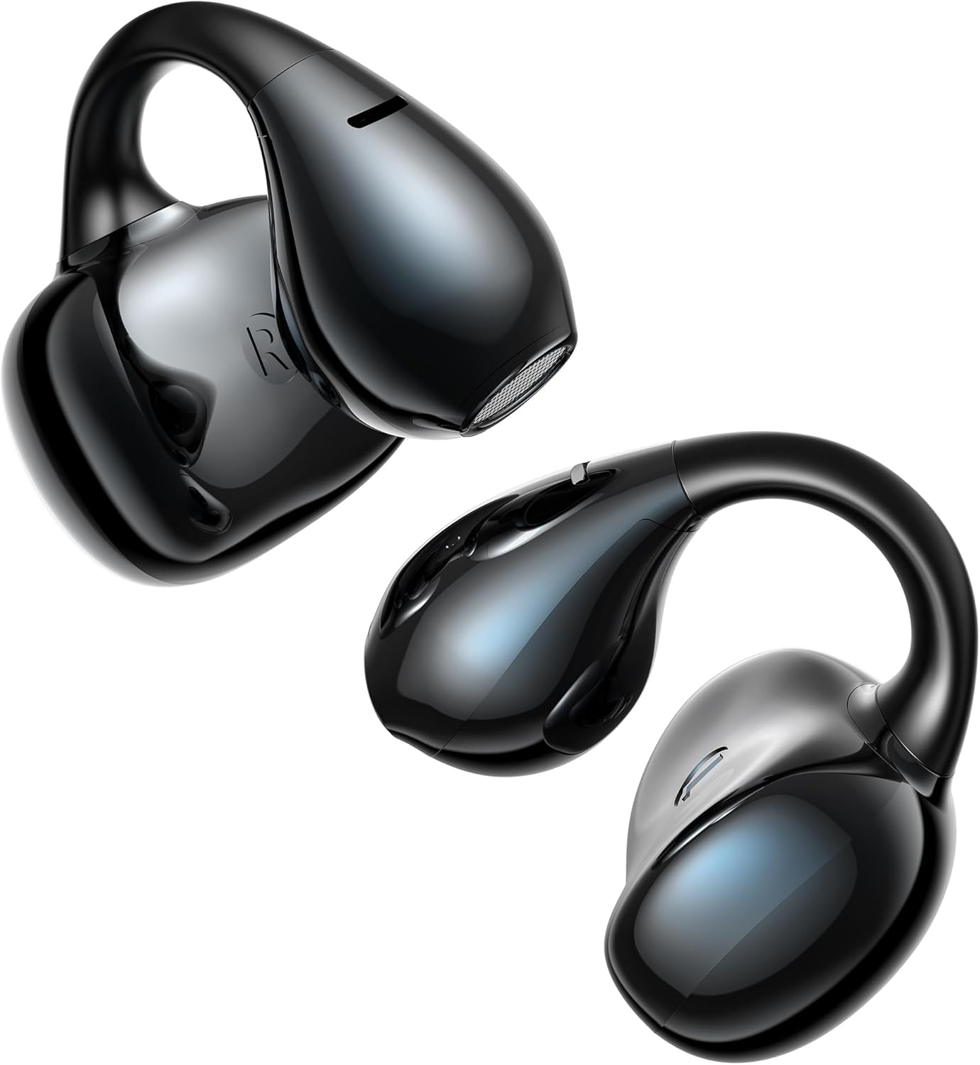 Wireless Clip-On Earbuds: Enhanced Bass & Dual Connections!