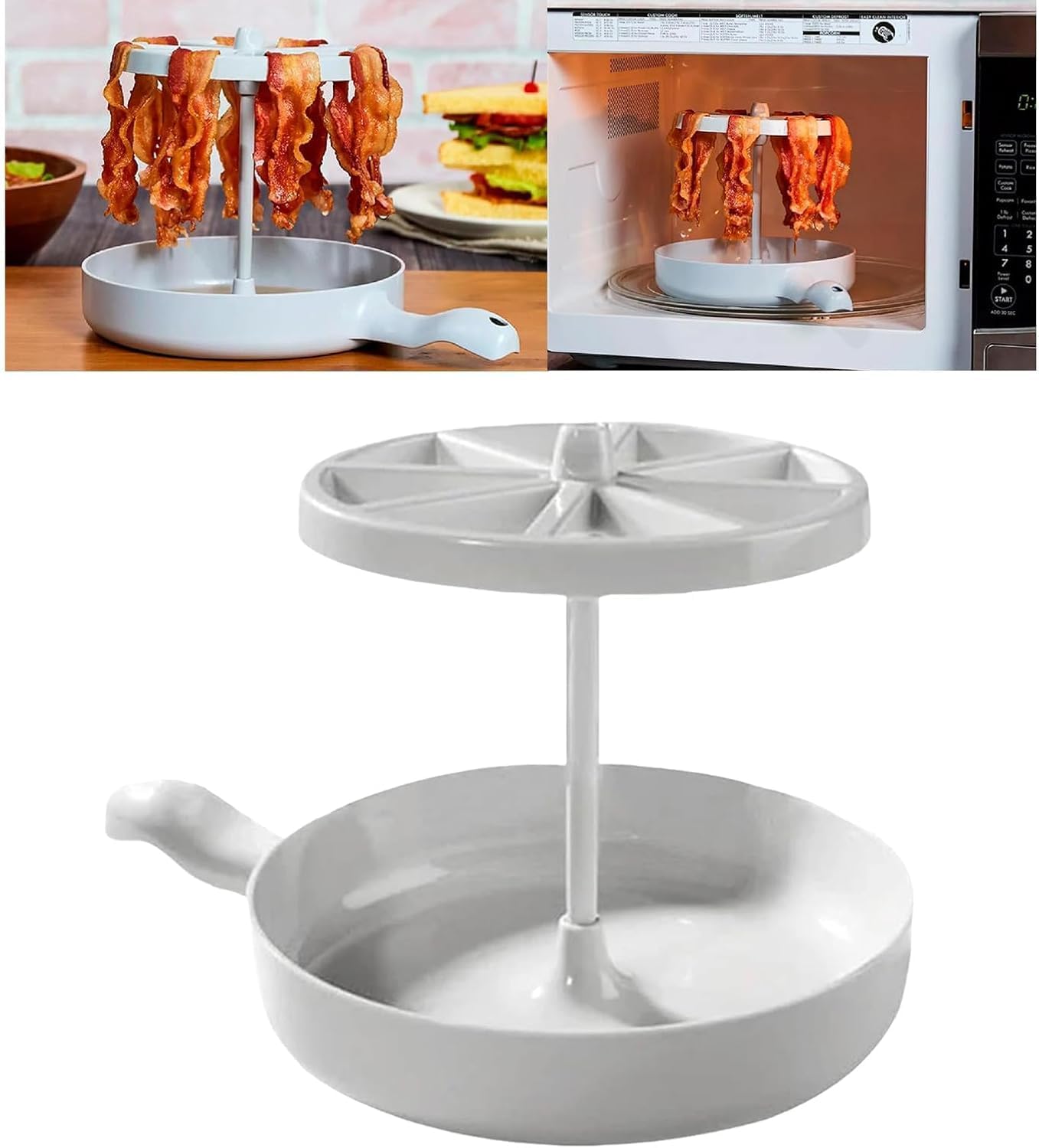 Bacon Saver Microwave Tray