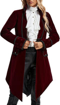 Victorian Gothic Vintage Tailcoat Pirate Jacket for Women