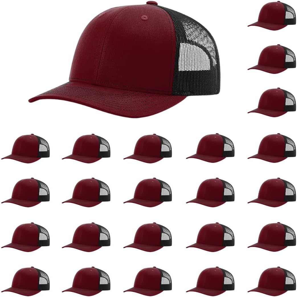 Richardson 112 Classic Six-Panel Adjustable Snapback Trucker Cap